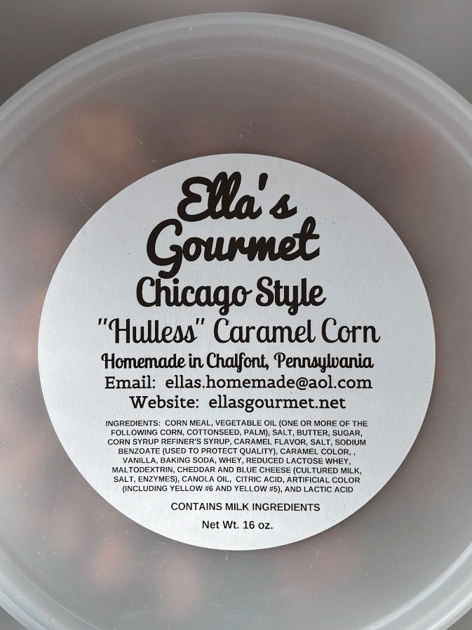 Chicago Style (Caramel + Cheddar) Hulless Corn Bucket (PICKUP ONLY)