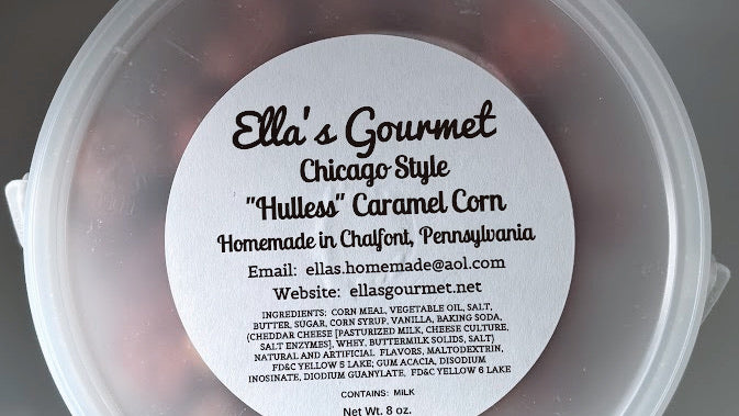 Chicago Style (Caramel + Cheddar) Hulless Corn Bucket (PICKUP ONLY)