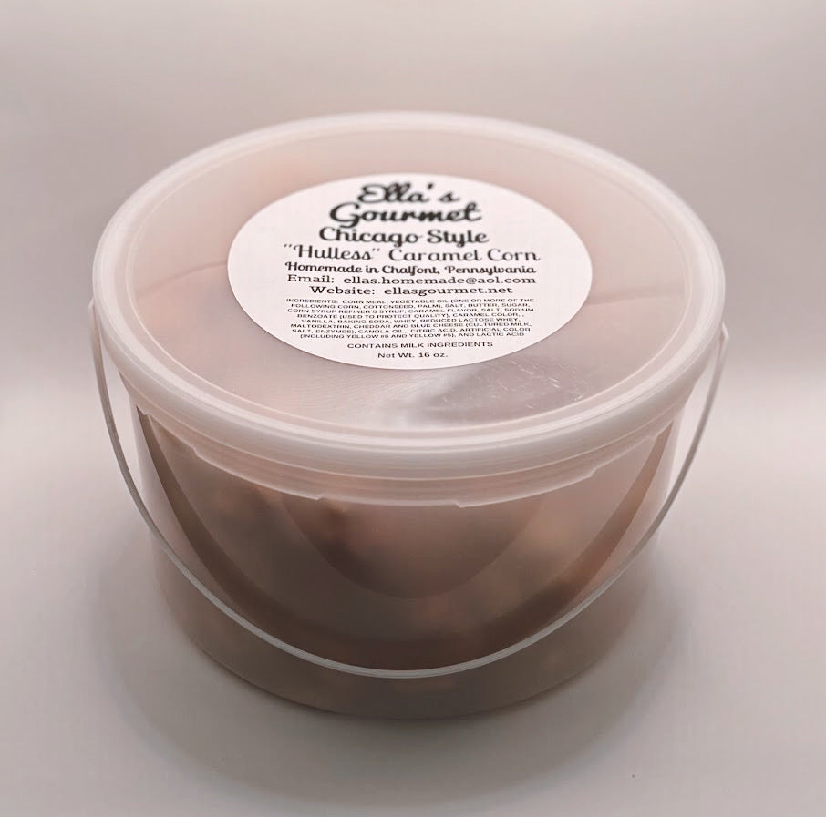 Chicago Style (Caramel + Cheddar) Hulless Corn Bucket (PICKUP ONLY)